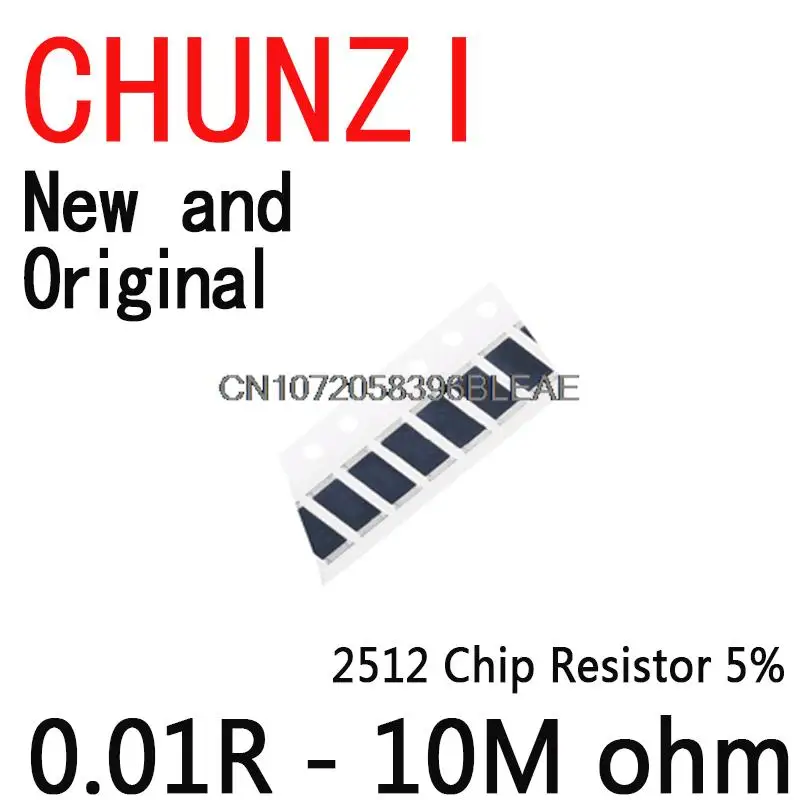 

4000PCS 1W SMD Chip Resistor Resistors 0 10 100 220 470 0R 10R 100R 220R 470R 1K 2.2K 4.7K 10K 100K 1M 10M 2512 5% 0.01R - 10M