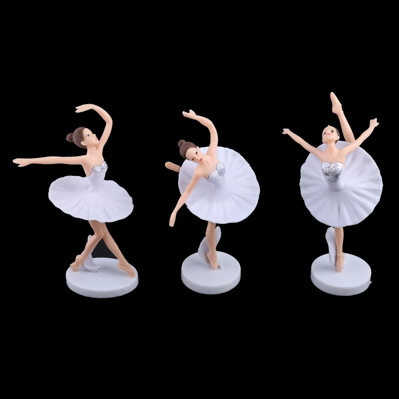 

6 PCS Dessert Playsets Ballet Girl Cake Toppers Cake Decor Accessories