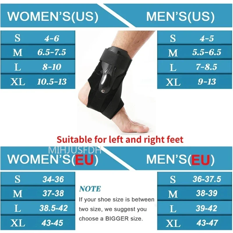 Ankle Brace for Sprained Ankle Support with Side Stabilizers for Men Women Ankle Splint Stabilizer Recovery Tendonitis 6