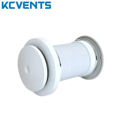 KCvents Fresh Air Wall Mounted Foldable Ventilation Duct Suitable For Bedrooms Kitchens Bathrooms Filterable insects