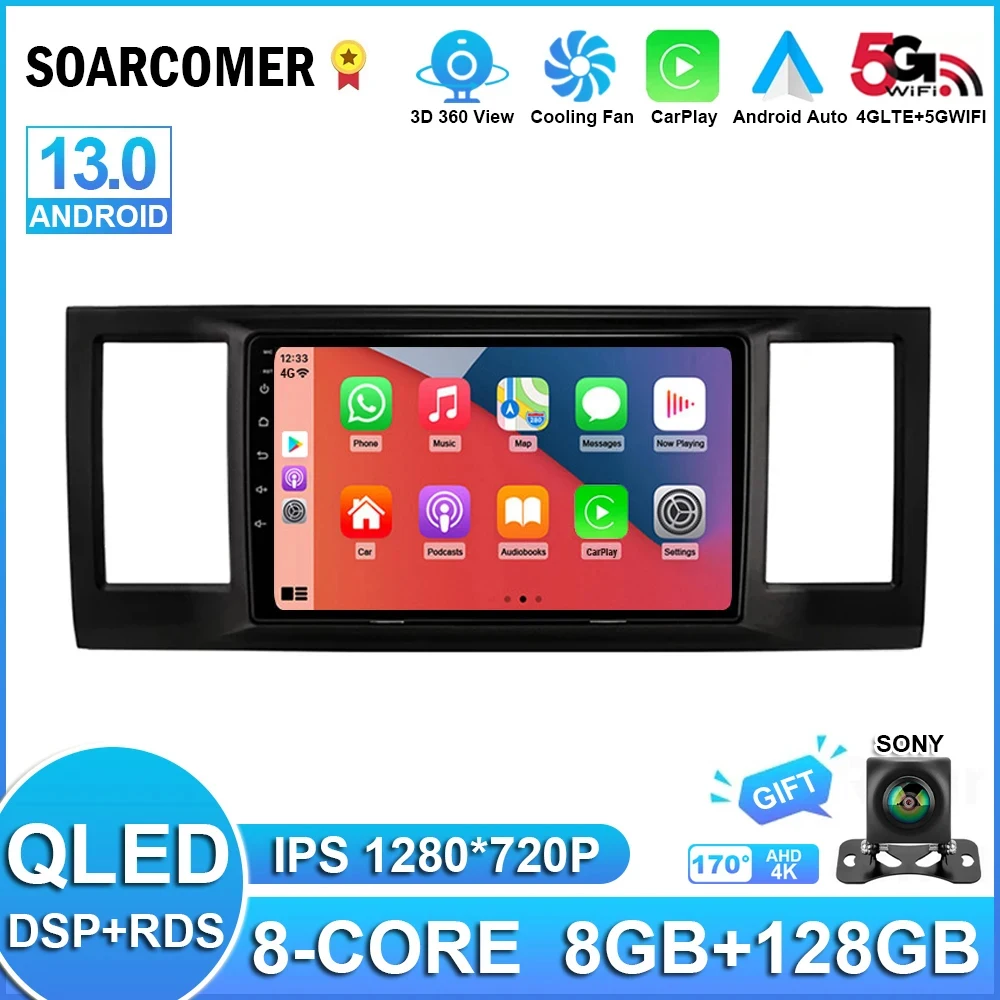 

Android 13 For Volkswagen Caravelle 6 T6.1 T6 2015 - 2020 Car Radio Multimedia Player Navigation No 2Din 2 Din DVD Bluetooth 5.0