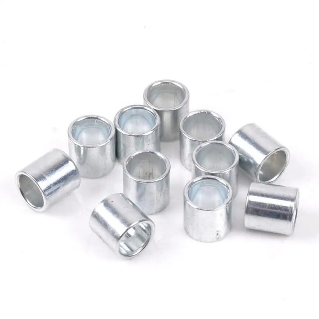 50 Pieces Durable Aluminum Longboard Skateboard Bearing Spacer 10mm X 11mm 50 Pieces Durable Aluminum Longboard Skateboard Bearing Spacer 10mm X 11mm