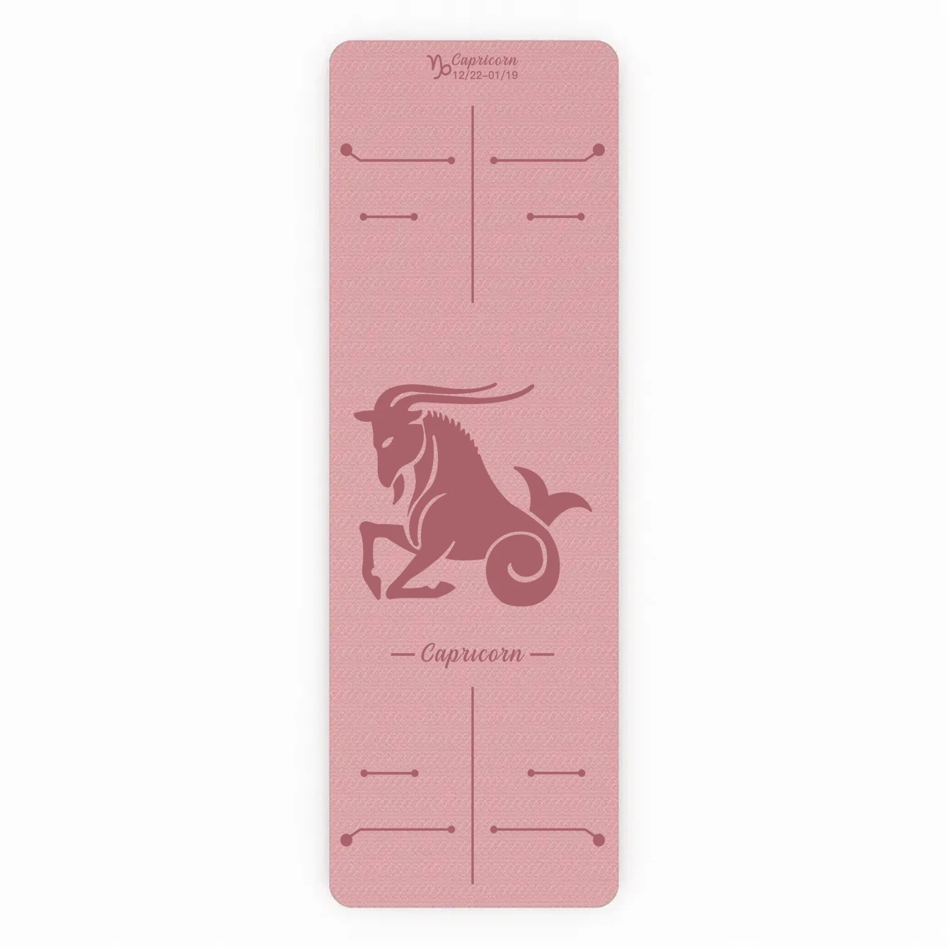 CapricorTPE Yoga mat non-slip, eco-friendly fitness exercise mat with carrying belt, professional yoga mat exercise mat, Pilates