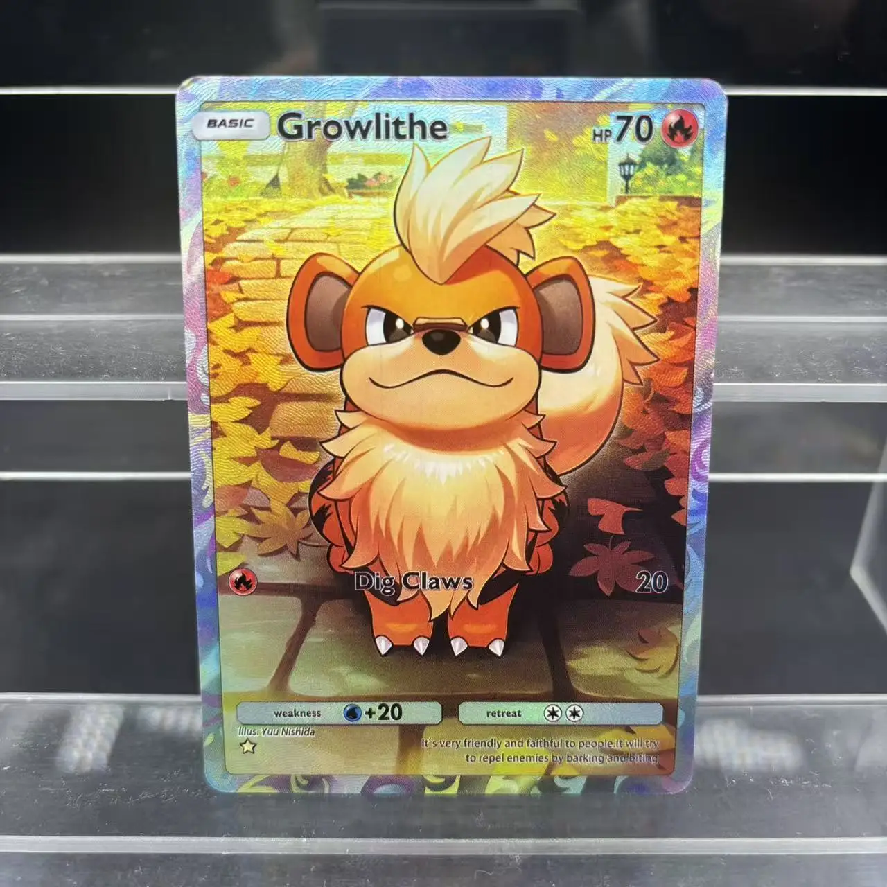 DIY TCG POCKET Collection Cards Clemont Serena Growlithe Self Made Single Card Classic Game Anime Card Gift Toy