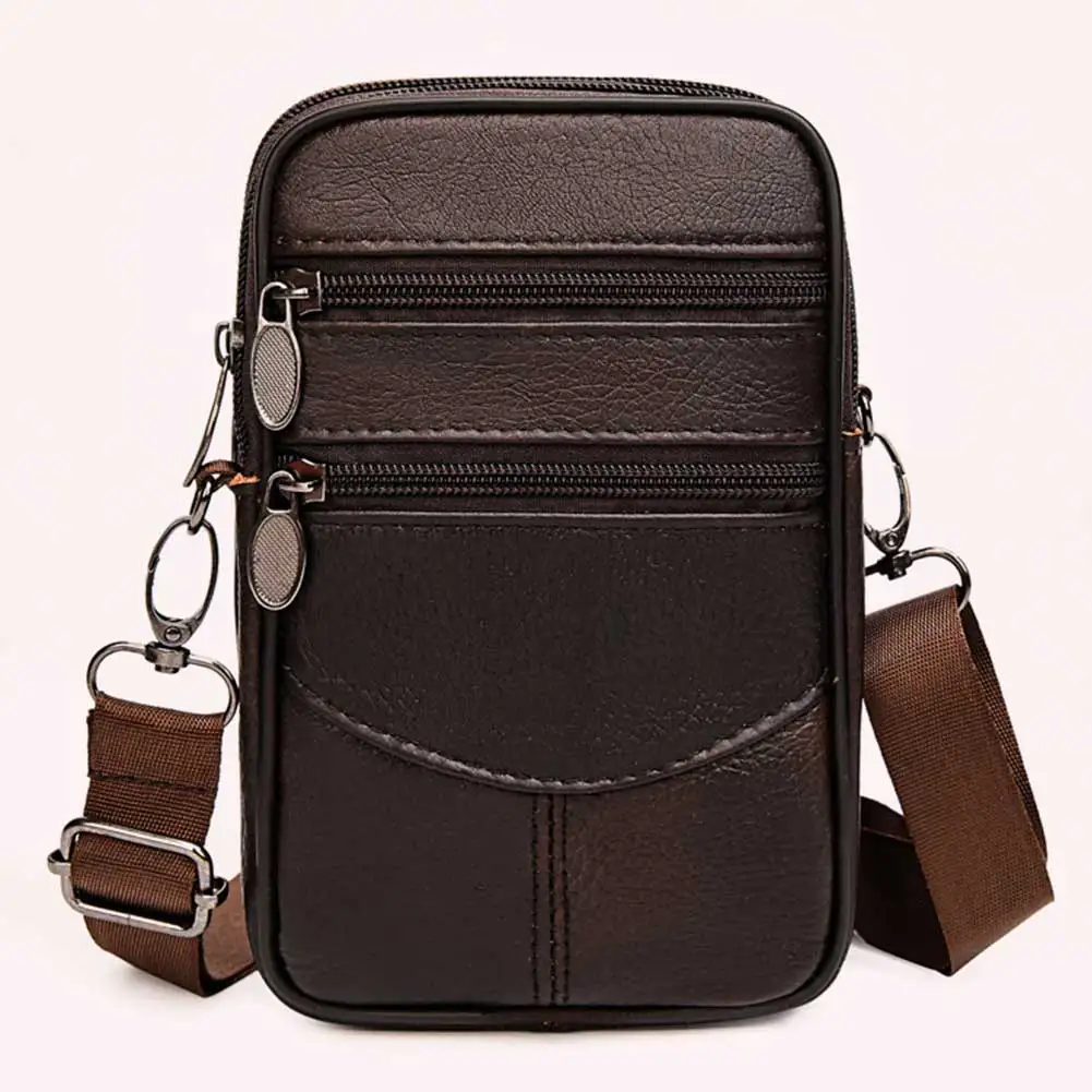 

Мужские кожаные сумки-мессенджеры, забавные поясные сумки, сумка для телефона, маленькие сумки через плечо, деловой поясной кошелек, простая Портативная сумка через плечо