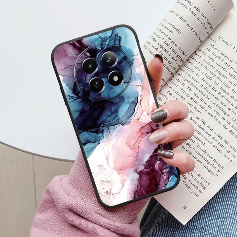 Luxury Marble Art Soft TPU Protective Back Cover - Shockproof Fashion Case