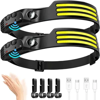 Rechargeable COB LED Sensor Headlamp 1