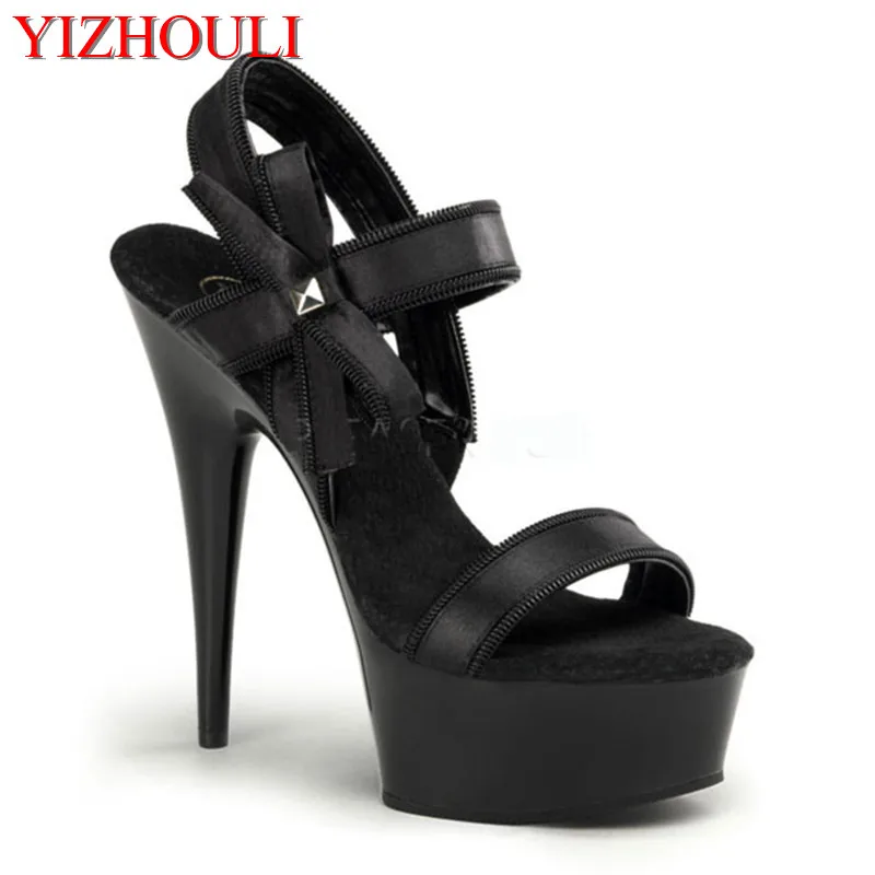 

The sexy queen's favorite shoes sandals during 15 centimeters high heel shoes model stage women's dance shoes