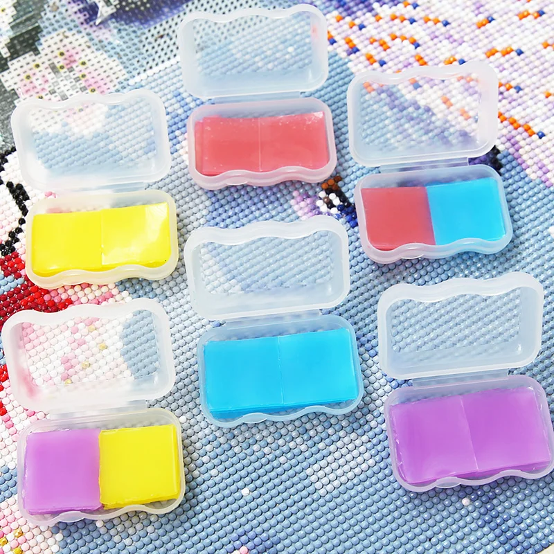 Diamond Painting Wax with Box 2.5CM Point Drill Glue Clay Diamond Art Accessories Tools DIY Embroidery Cross Stitch Sticky Mud