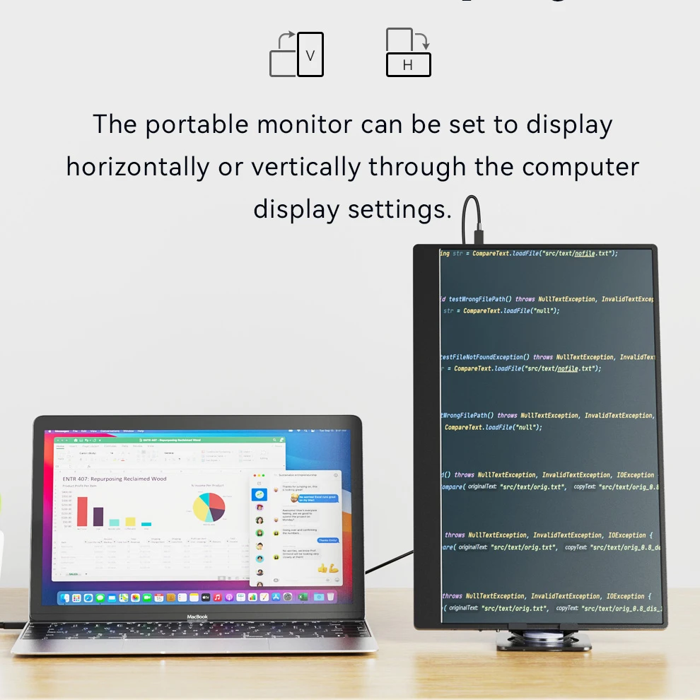 ޴  FHD 1080P IPS USB-C ̴ HDMI   ° ȭ,  Ʈ PC ȵ̵ ġ Xbox PS4/5 , 15 ġ