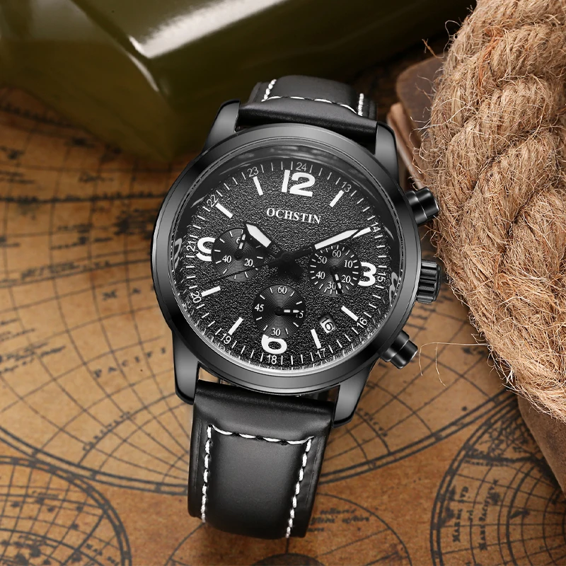 OCHSTIN Men's Watches Multifunctional Quartz Movement Casual Fashion 2024 Promotional Legend Men's Quartz Watches