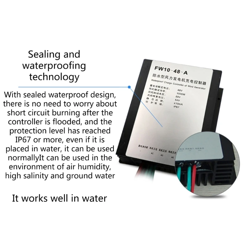 

Efficient Waterproof Wind Controller 1000W 48V Home Use Wind Turbines Controller Waterproof Reliable Performances