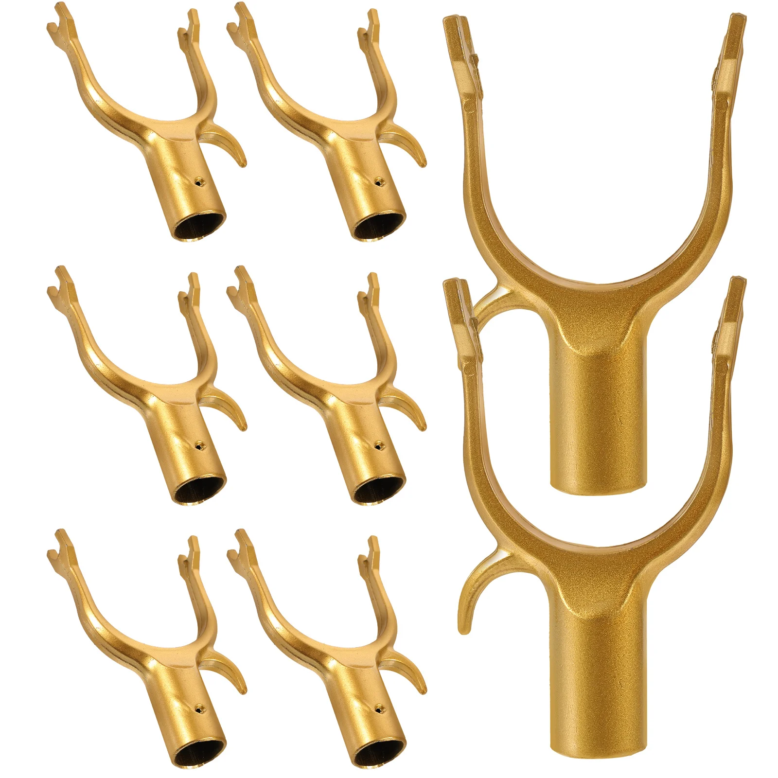 

8 Pcs Orchard Fruit Tree Support Fork Plant Compression Bracket Branches Trunk Clips Reusable Plants Gold
