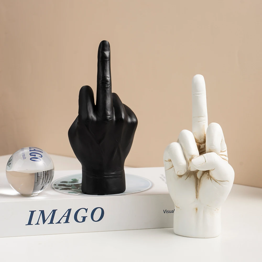 Edgy Graffiti Gesture Sculpture