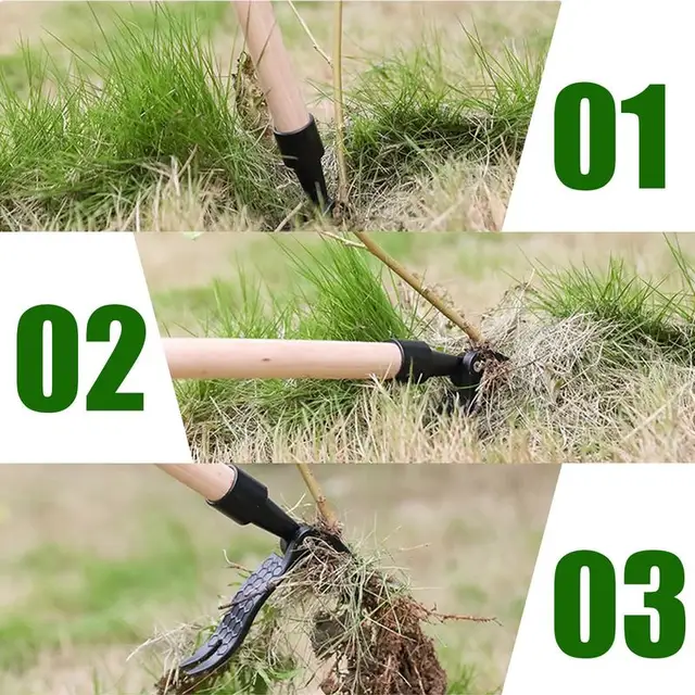 Állj Fel A Gyomhullámú Kézikönyv Gyomnövénytisztító Kertészkedéshez Gyakorlati Ásó Szerszámok Kézi Gyomnövények Pázsitok Útjainak Útjaihoz - Image 4