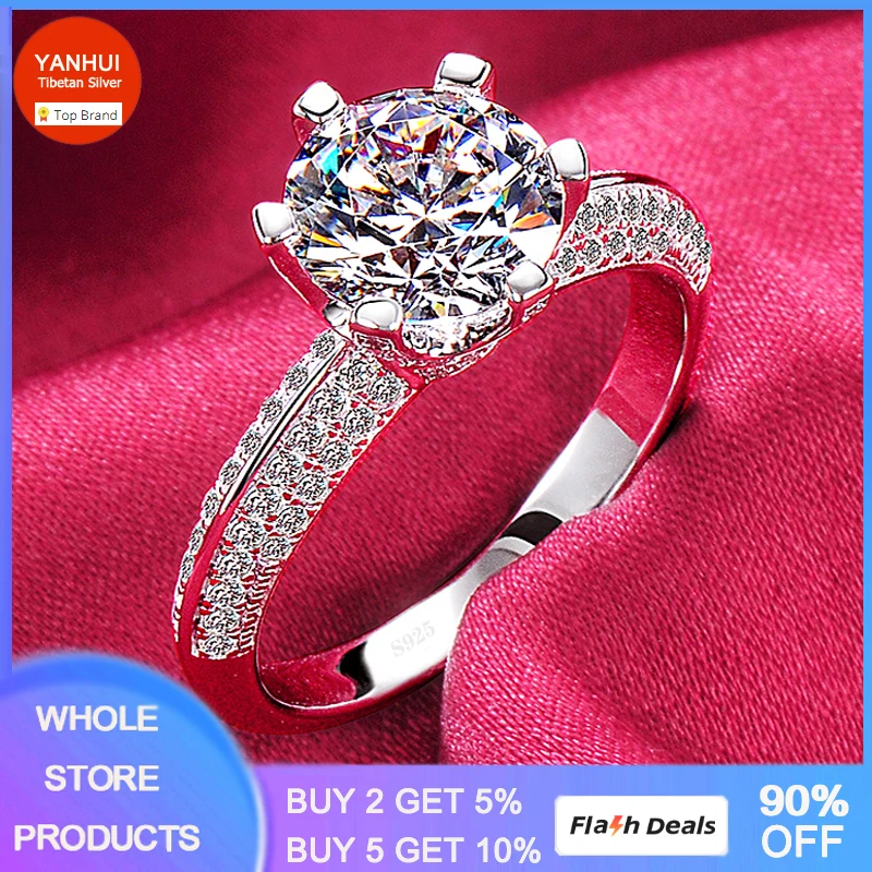 Promise Proposal Ring Allergy Free Real Tibetan Silver High Quality 5A