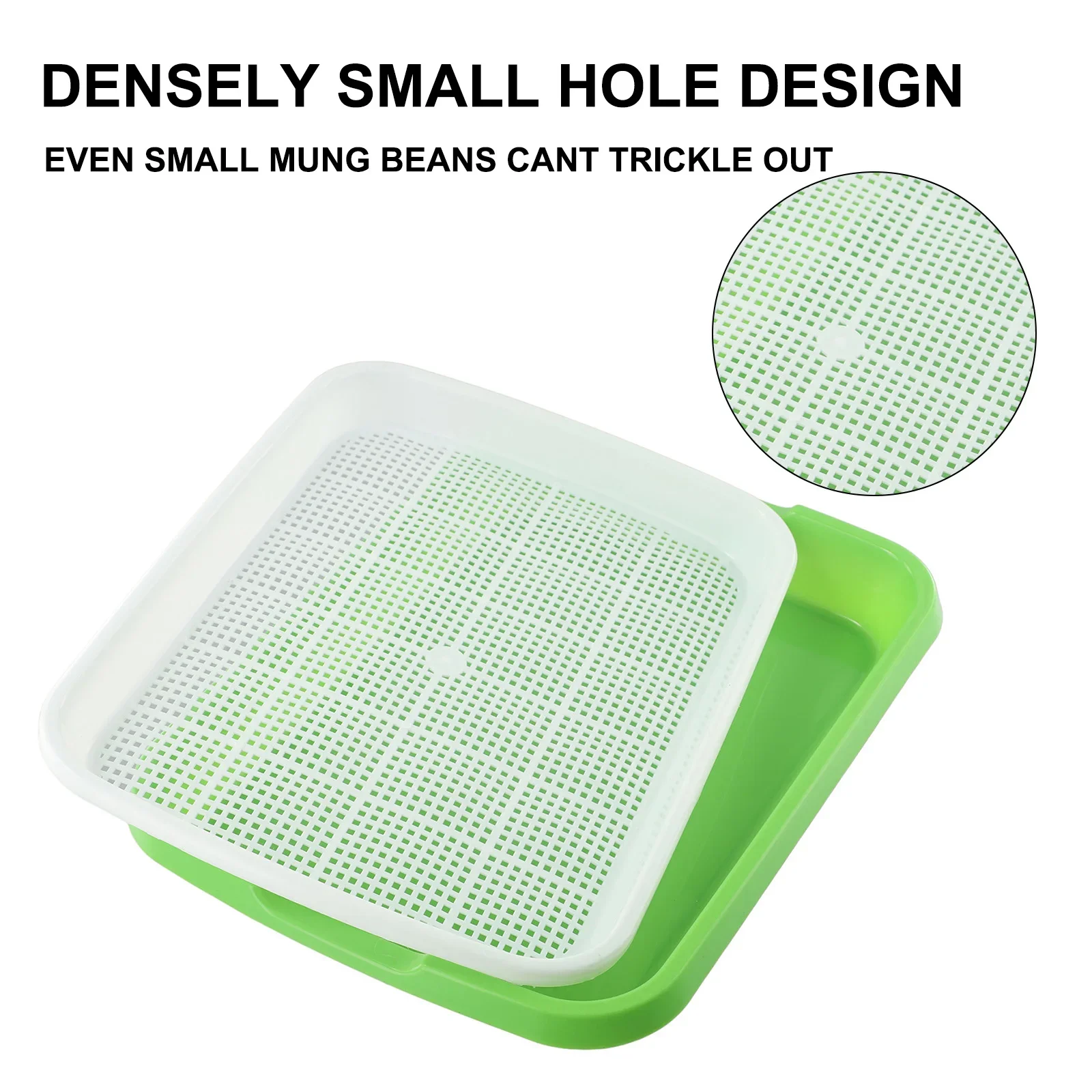 Microgreens Sprouting Tray Double Layer Hydroponics/Sprouting Tray For Sprouts Nursery Pots Germination Garden Tools