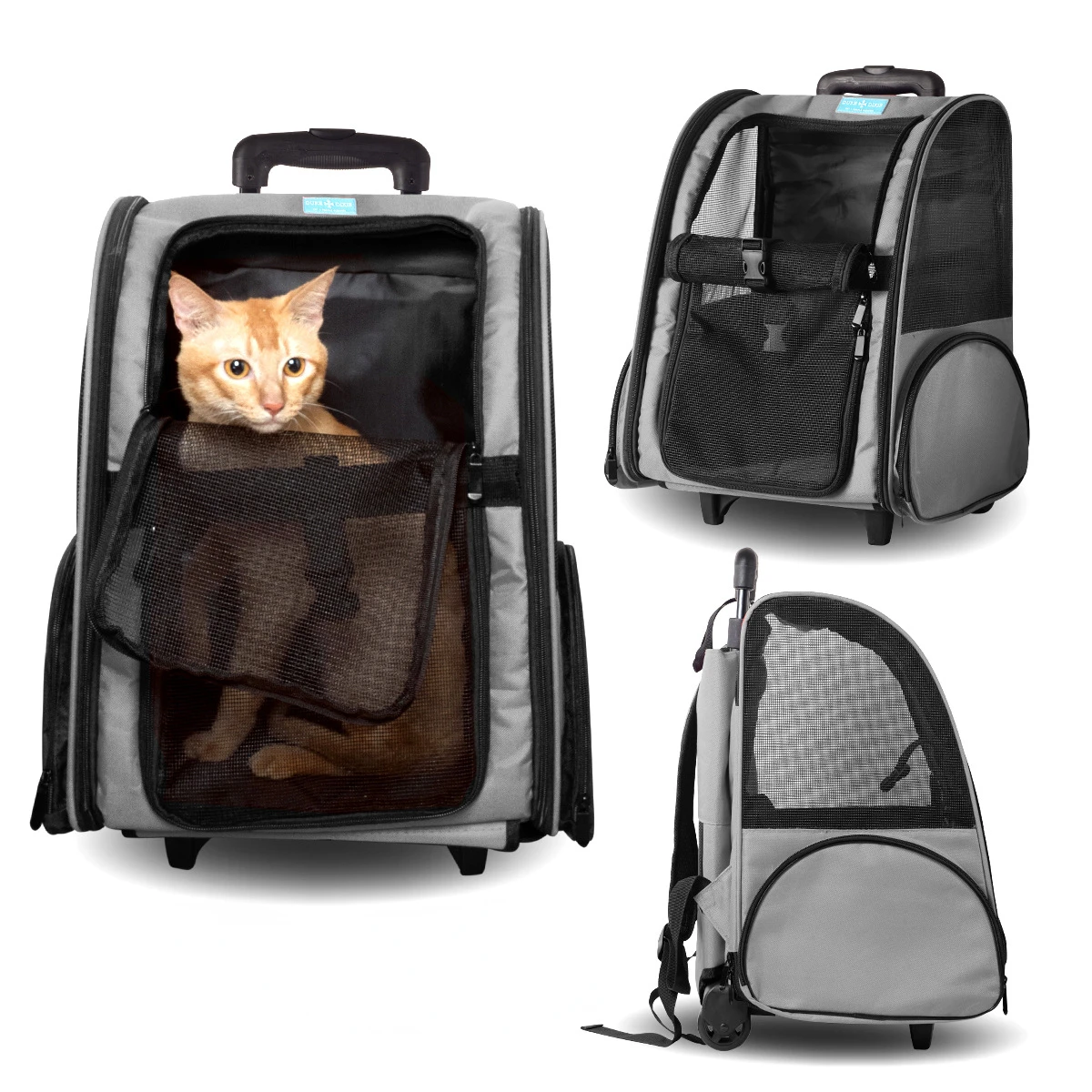 Travel Tale Pieghevole Pet Rolling Bagagli Spinner Cat/Dog Valigia Ruote 20 Pollici Carry On Trolley Animali Domestici Borsa Da Viaggio A Tracolla