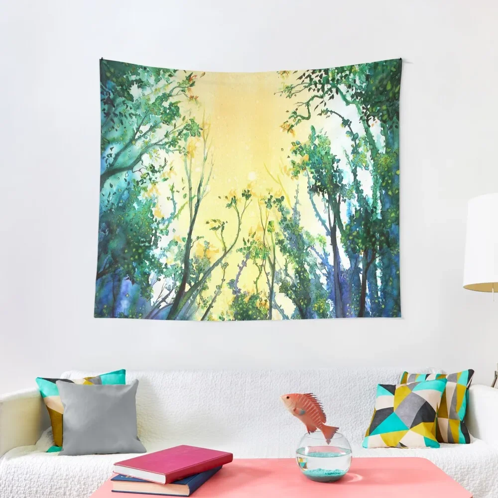 

Forest Light Tapestry House Decorations Custom Room Aesthetic Tapestry