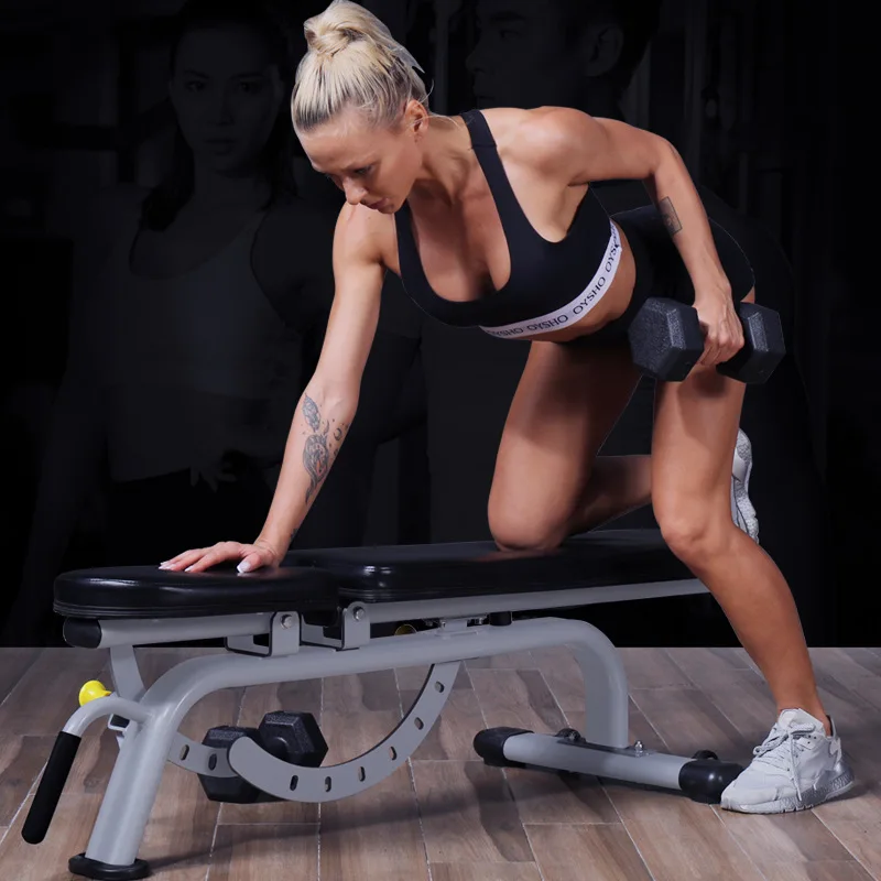 MIYAUP-Multi Functional Dumbbell Stool, Push Chair, Supine Abdominal Muscle Board, Fitness Equipment