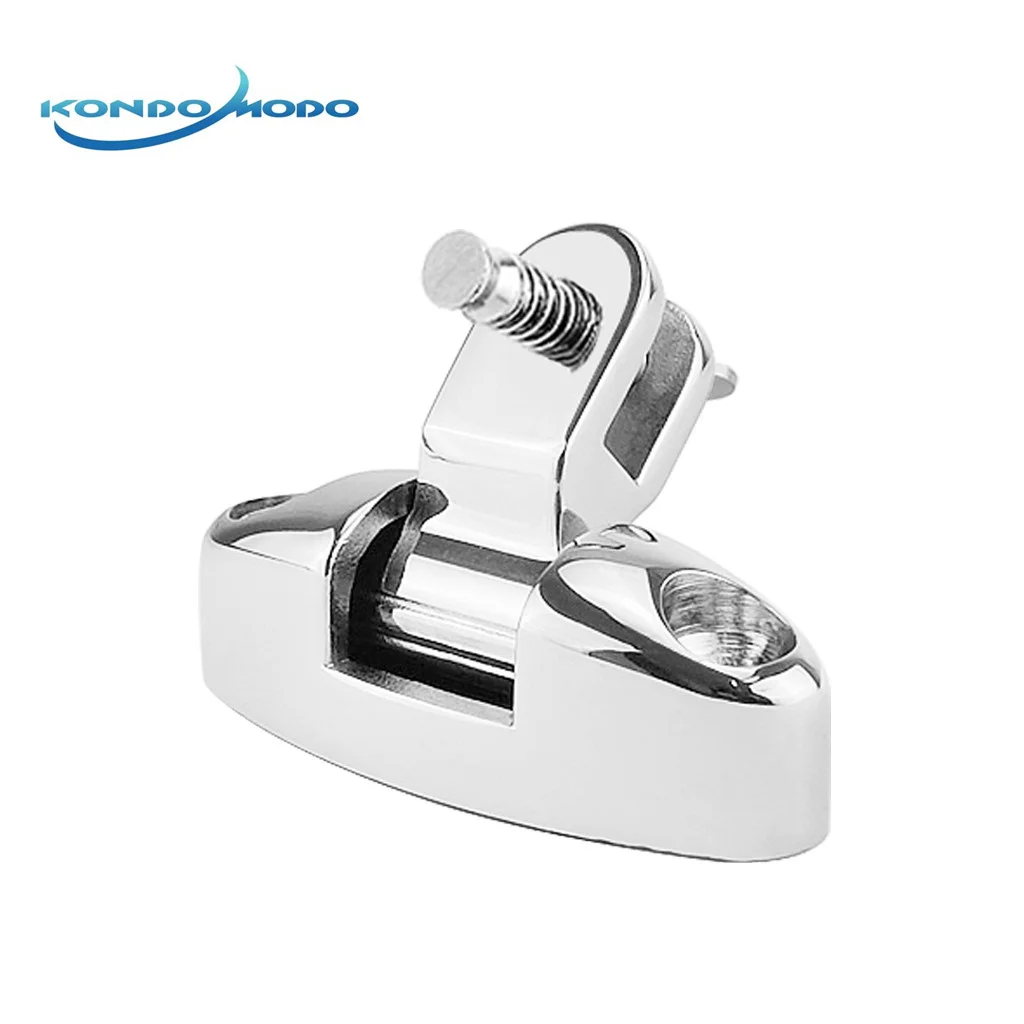 

Boat Bimini Top Mount Swivel Deck Hinge 316 Stainless Steel With Rubber Pad Quick Release Pin Marine Hardware Boat Accessories