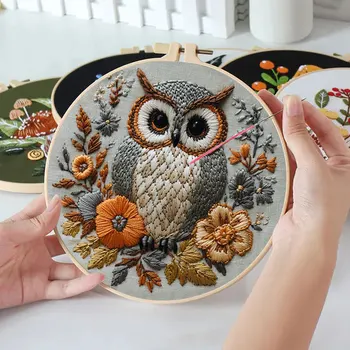 Owl Embroidery Starter Kit 1