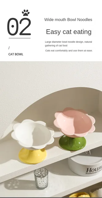 セラミック・キャッツ・ボウルは、頚椎の両碗を保護し、黒あごを防ぐ セラミック・キャッツ・ボウルは、頚椎の両碗を保護し、黒あごを防ぐ