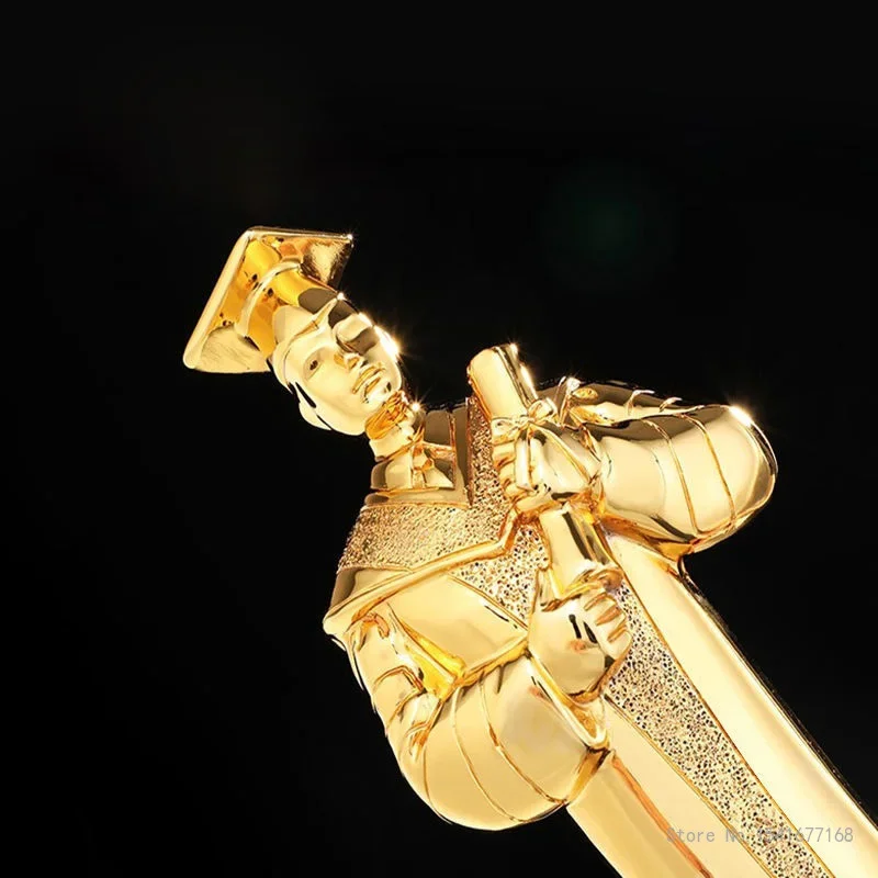 Custom Engraved Resin Trophy Graduation Commemorative Souvenir Academic College Entrance Examination Inspirational Reward Trophy