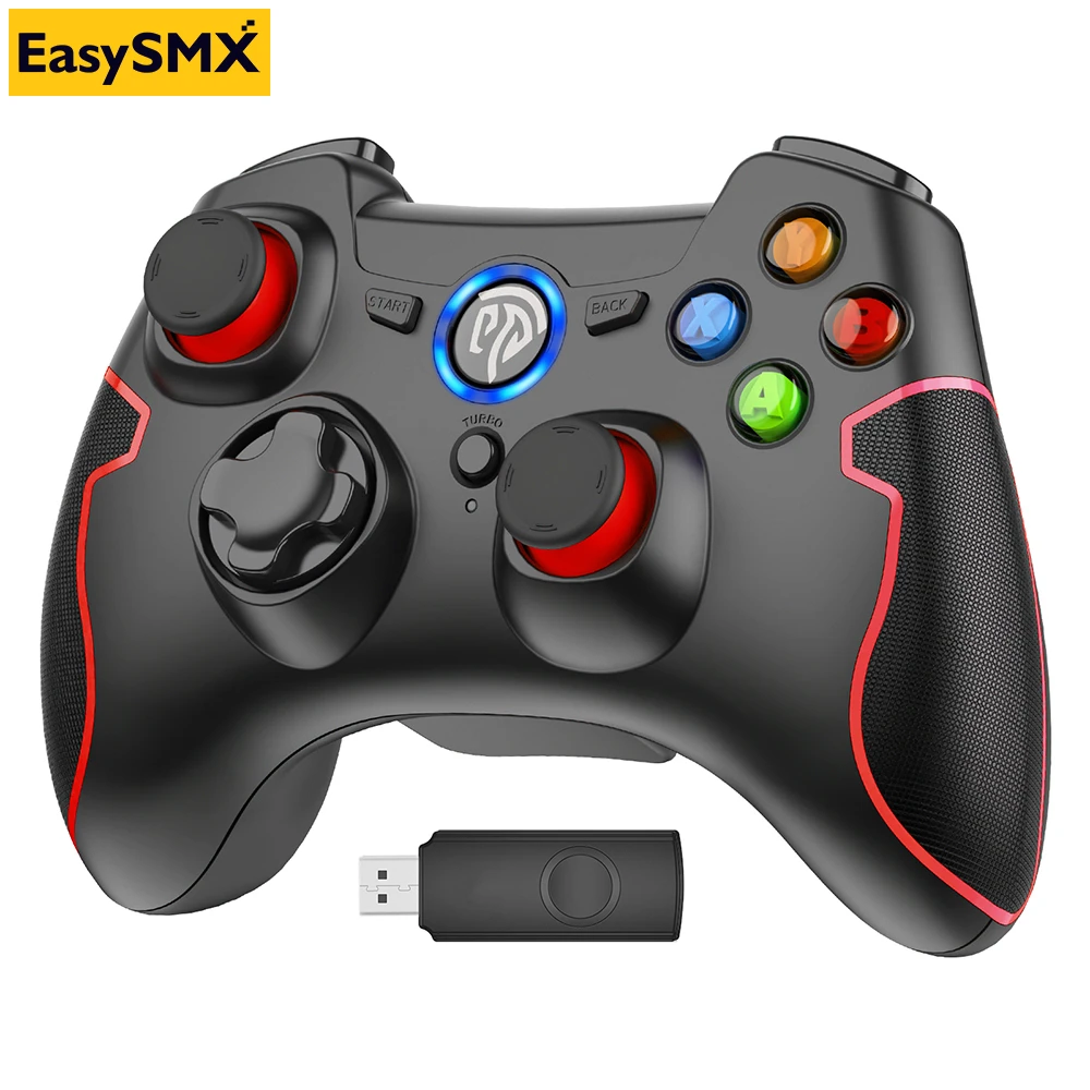 Easysmx Esm 9013 Wireless Control Pc Joystick Gamepad For Pc Windows 11 Steam Ps3 Android Tv Box Phne Gamers Gamepads Aliexpress