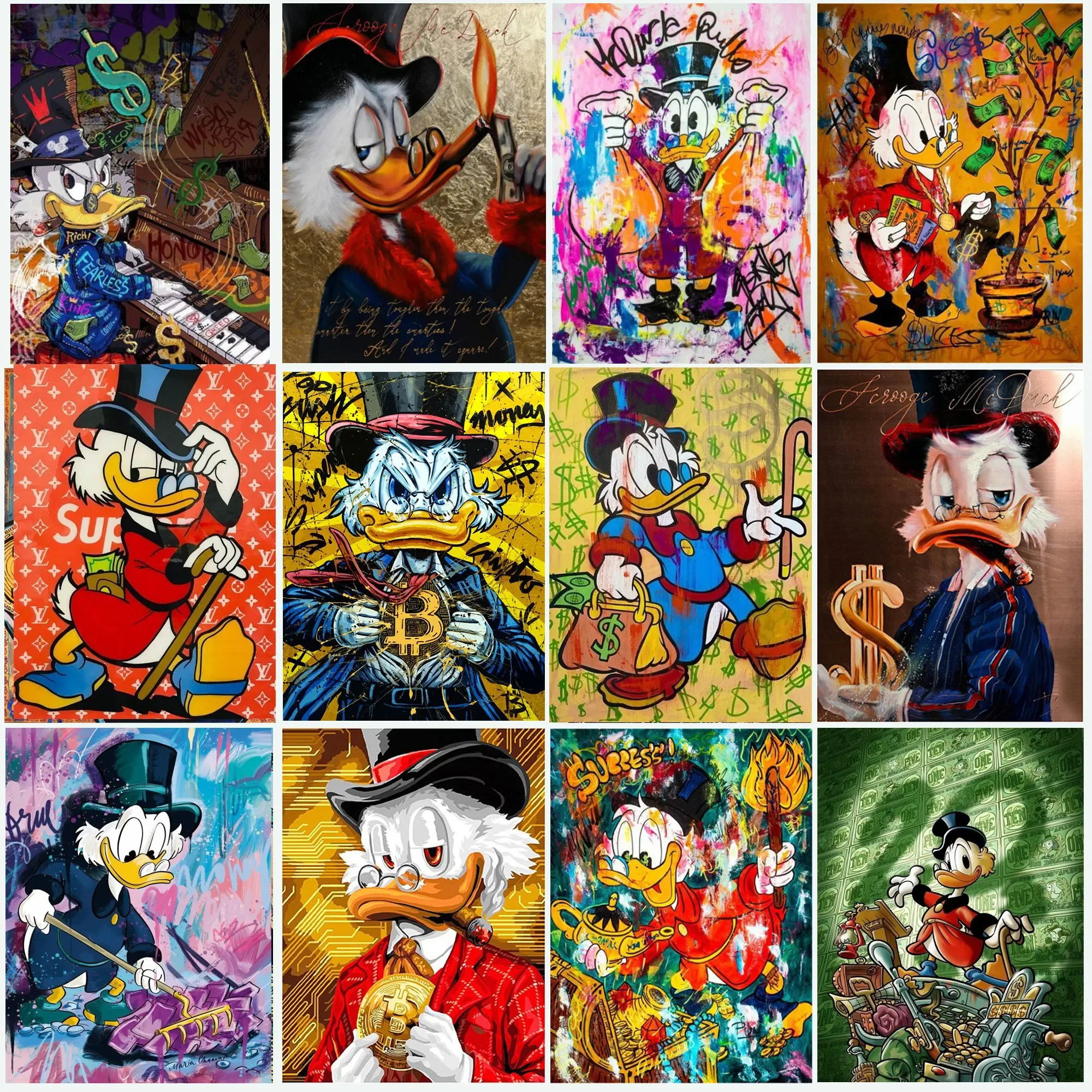 Duck Money Wallpaper: Is This Disney Donald Duck Bitcoin Art Really Worth  Your Wall Space?