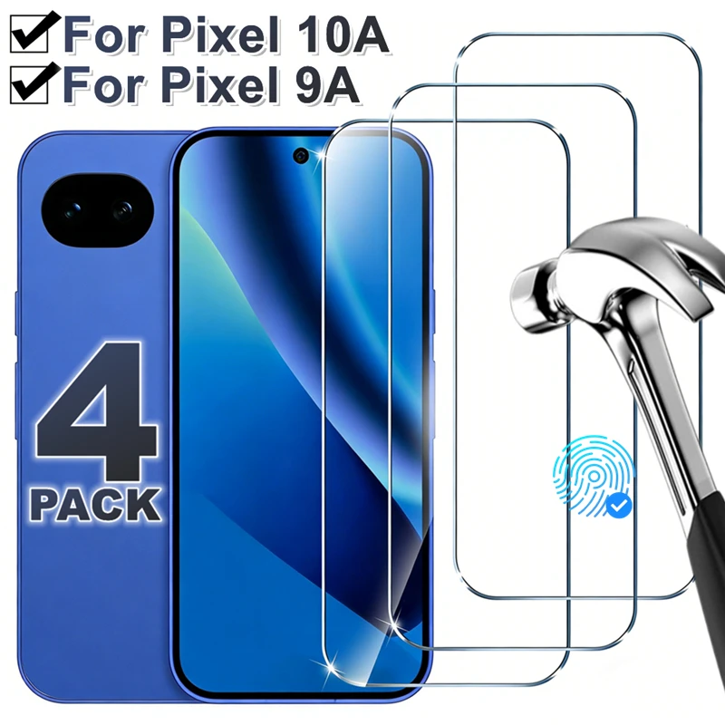 Premium 9H Hardness Tempered Glass Screen Protector - Clear, Anti-Scratch Protective Film (1-4 Pack)