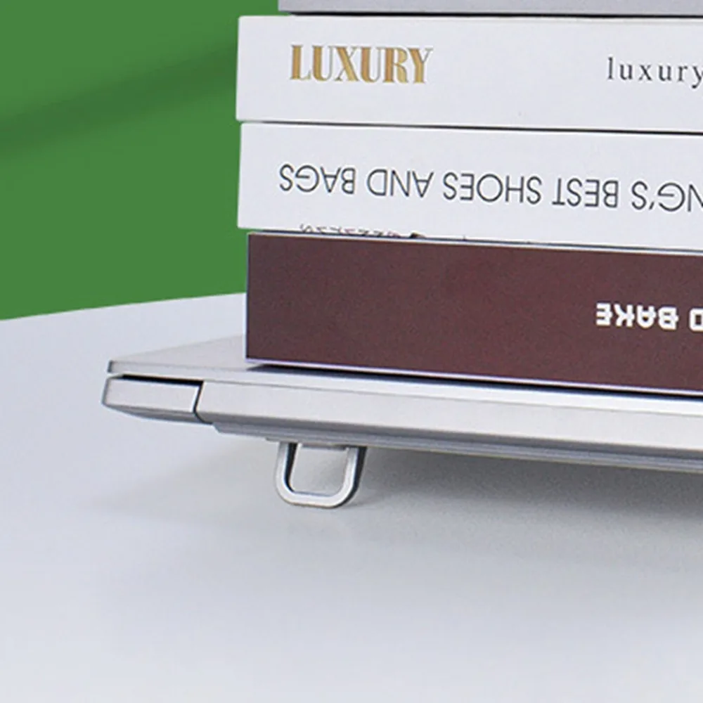 1 쌍 열 방출 랙 휴대용 키보드 라이저 자체 접착식 접이식 컴퓨터 키보드 홀더 보이지 않는 미니