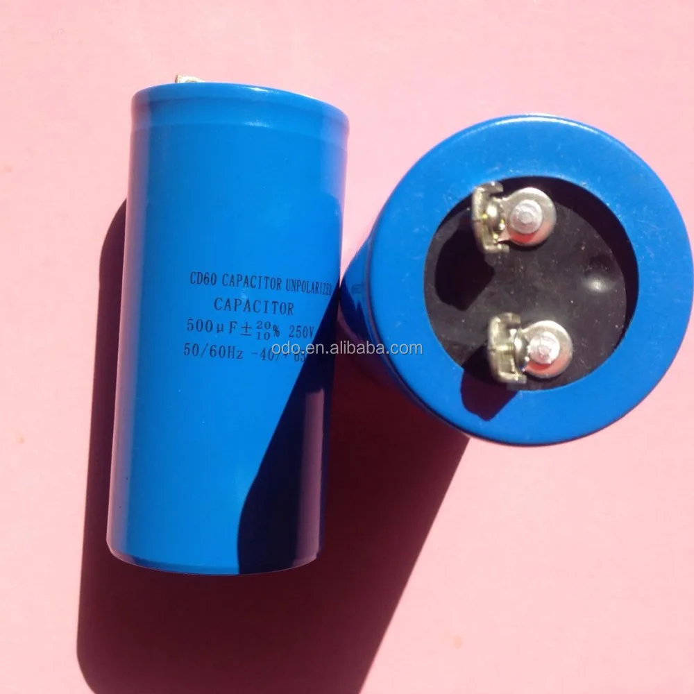 

unpolarized electrolytic capacitor 250VAC 500micro farads 2pieces and 1000 micro farad 4 pieces