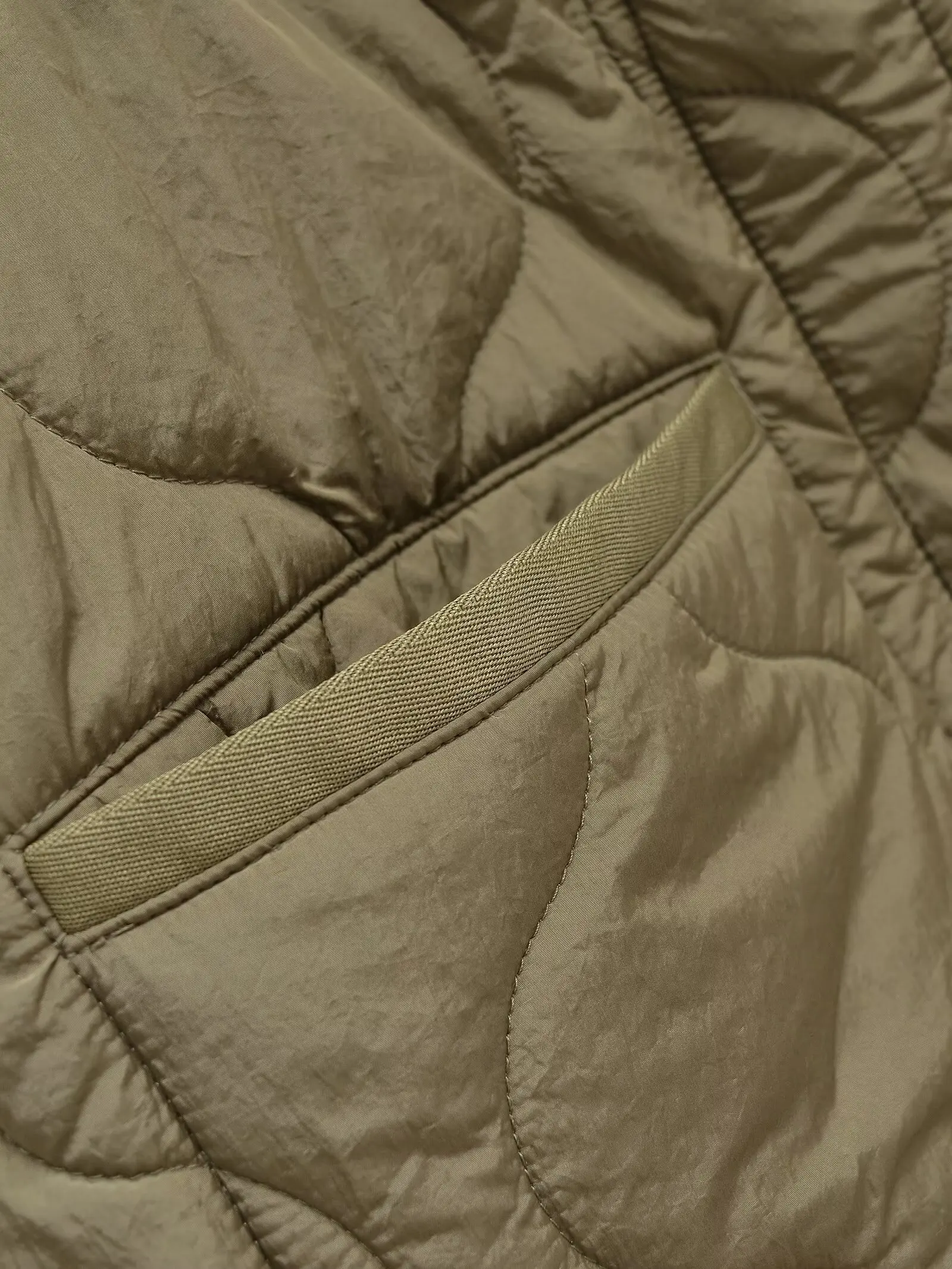 Womens Cotton Jacket - European American Style Winter Zipper Stand Collar Loose Fit