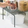1pc Expandable Shelf Organizer For Kitchen Countertop, Metal Cabinet Organizer Pantry Sht, Space Saving Non Slip Rustproof 6