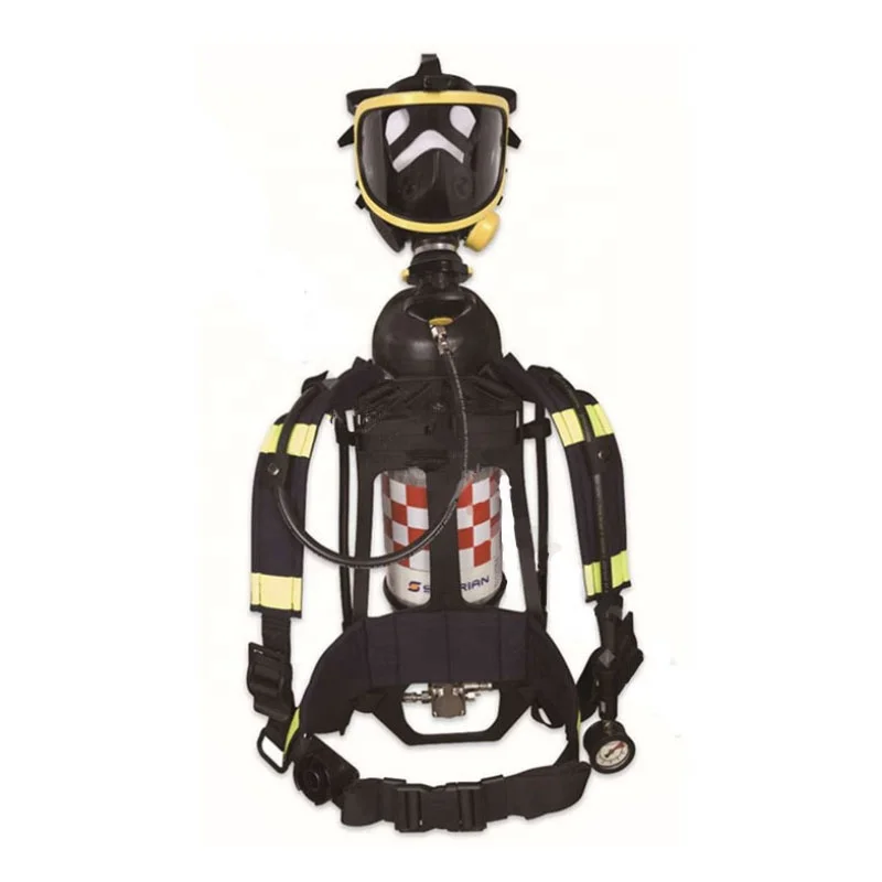 SCBA805 T8000 Standard Respirator Pano Mask With 6.8L Cylinder Breathing Apparatus