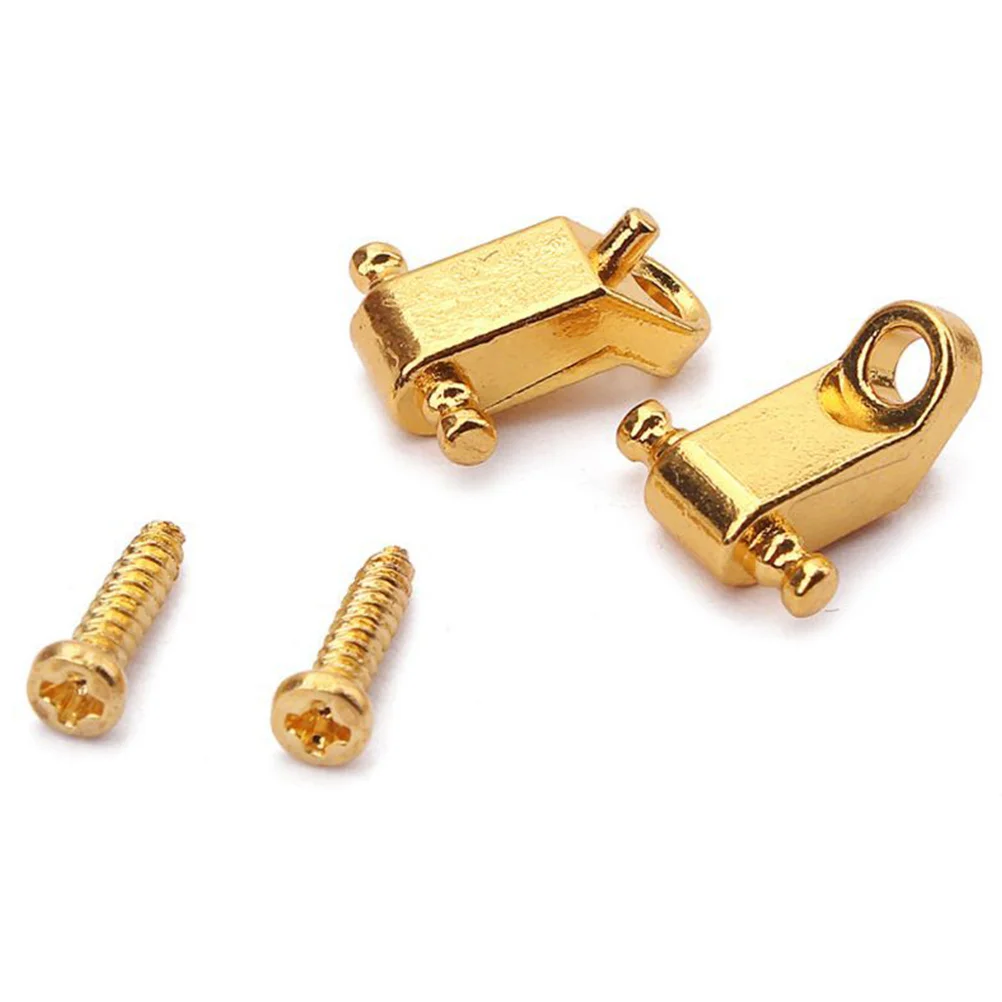 

Guitar String Tree Guides Guitar Bass Repair Roller String Tree with Screws Replacement Accessories 8pcs Golden
