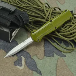 Couteau de chasse et de survie tactique en plein air BM 3300 OTF, lame D2, manche en alliage d'aluminium, outils EDC, couteaux de cuisine 