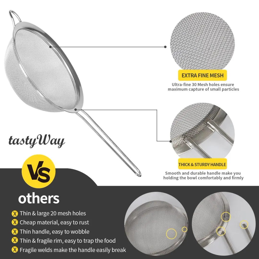 Stainless Steel Fine Mesh Strainers 5