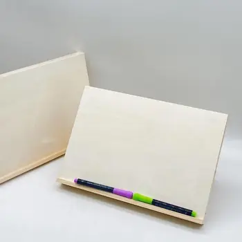 Tavolo da disegno pieghevole con cavalletto da tavolo in legno multifunzionale con angolo regolabile Tavolo da disegno inclinato leggero in legno massello
