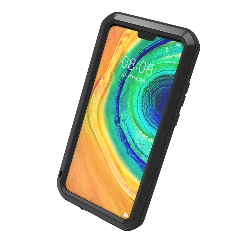 Original Love Mei Powerful Case For Huawei Mate30 Pro Shockproof Metal Aluminum Cover For Huawei Mate 30 Pro Waterproof Case