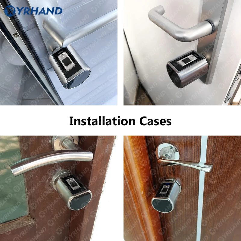 Ttlock Fingerprint Smart adjust Cylinder Lock password Biometric Electronic door Lock with digital Keypad Home intelligent lock Smart Lock