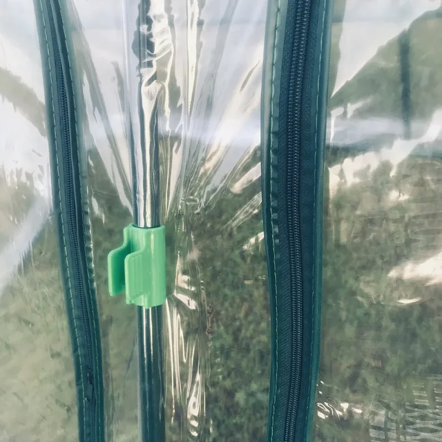 120 Cm -Es Kerti Zöld Ház Mezőgazdasági Szerszámok Hordozható Üvegházhatású Növény Fedele Kültéri Szigetelő Fedél 、 Zárójel Nélkül - Image 5