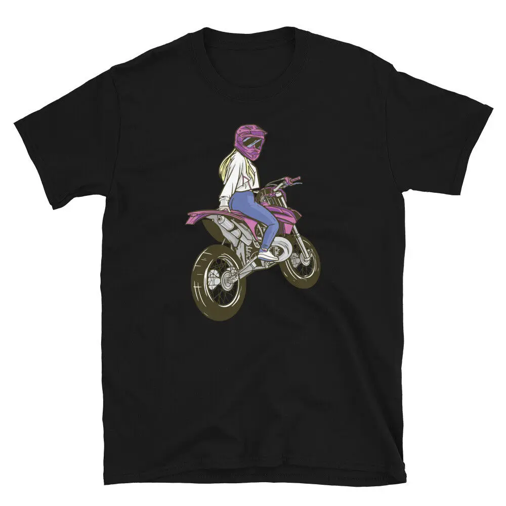 

Футболка Motocross MX Girl в стиле ретро с ужасным рисунком Y2K летняя роскошная винтажная футболка большого размера