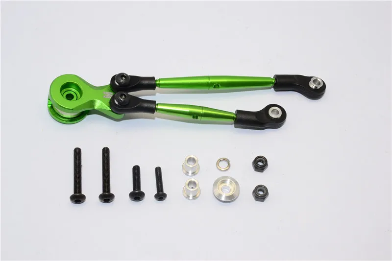 LUNCH BOX metal steering gear unloading protector with tie rod (installation length 22MM) LB025TM