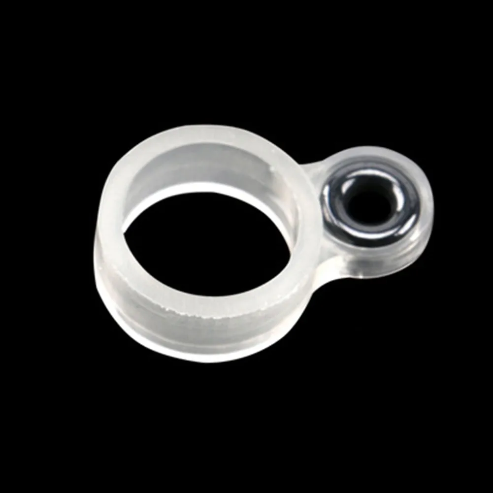 

Силиконовая направляющая для удочки, набор для ремонта с керамическим кольцом, направляющие для лески, прозрачная белая направляющая для морской/пляжной/морской рыбалки со скалы, 22/14