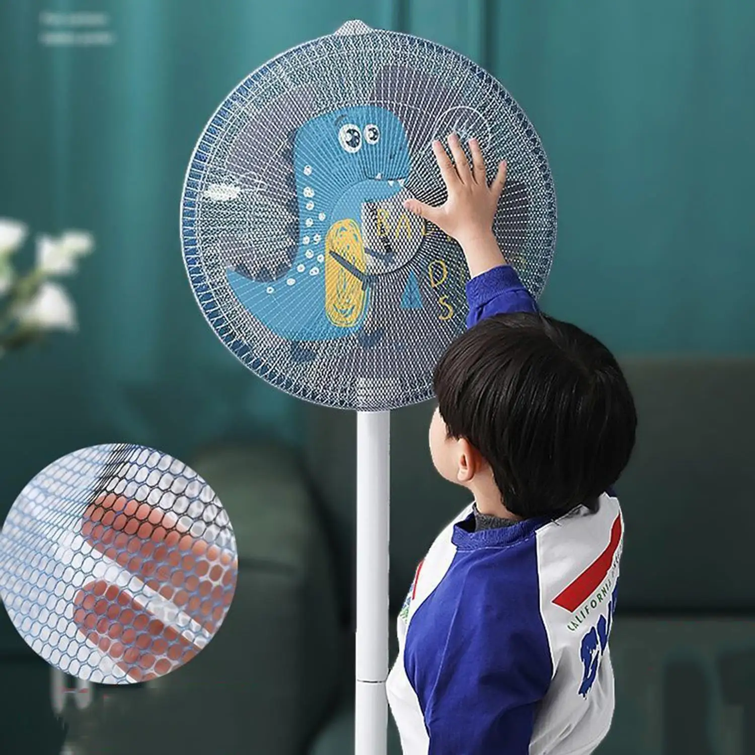 Dust Cover Fan Cover 1PC Fan Dust Cover Electric Fan Dust Protection Cover Floor Fully Enclosed 40-50cm Universal