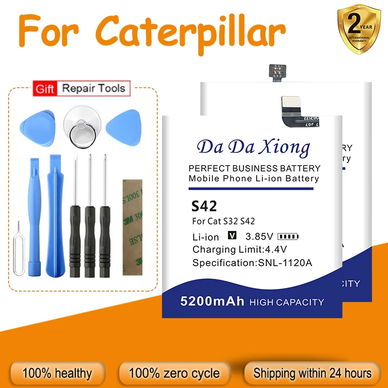 Dadaxiong Xq6602G App00223 App00262 B25 S42 S50 S60 Bl192 Batteria Per Caterpillar Cat S32 S41 S42 S50 S60 S62 S62Pro B15 B25