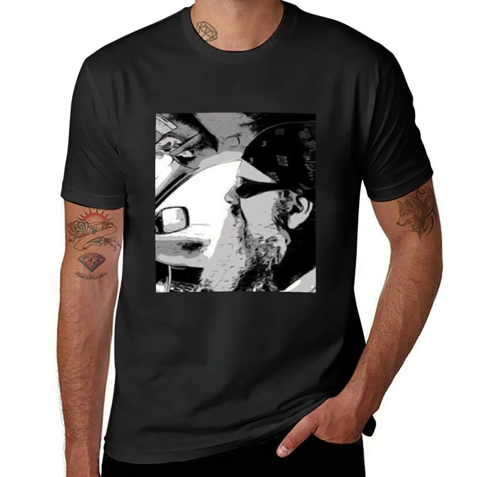 Cruising the Highway T-Shirt quick-drying for a boy Short sleeve tee plus size tops mens plain t shirts