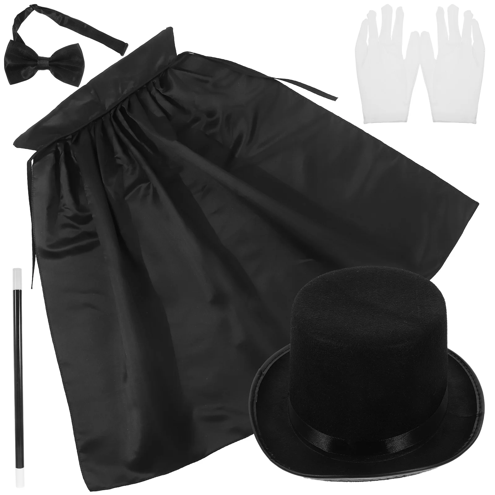

1 set of Role Play Props Detective Dressing Hat Bowtie Decorative Costume Set